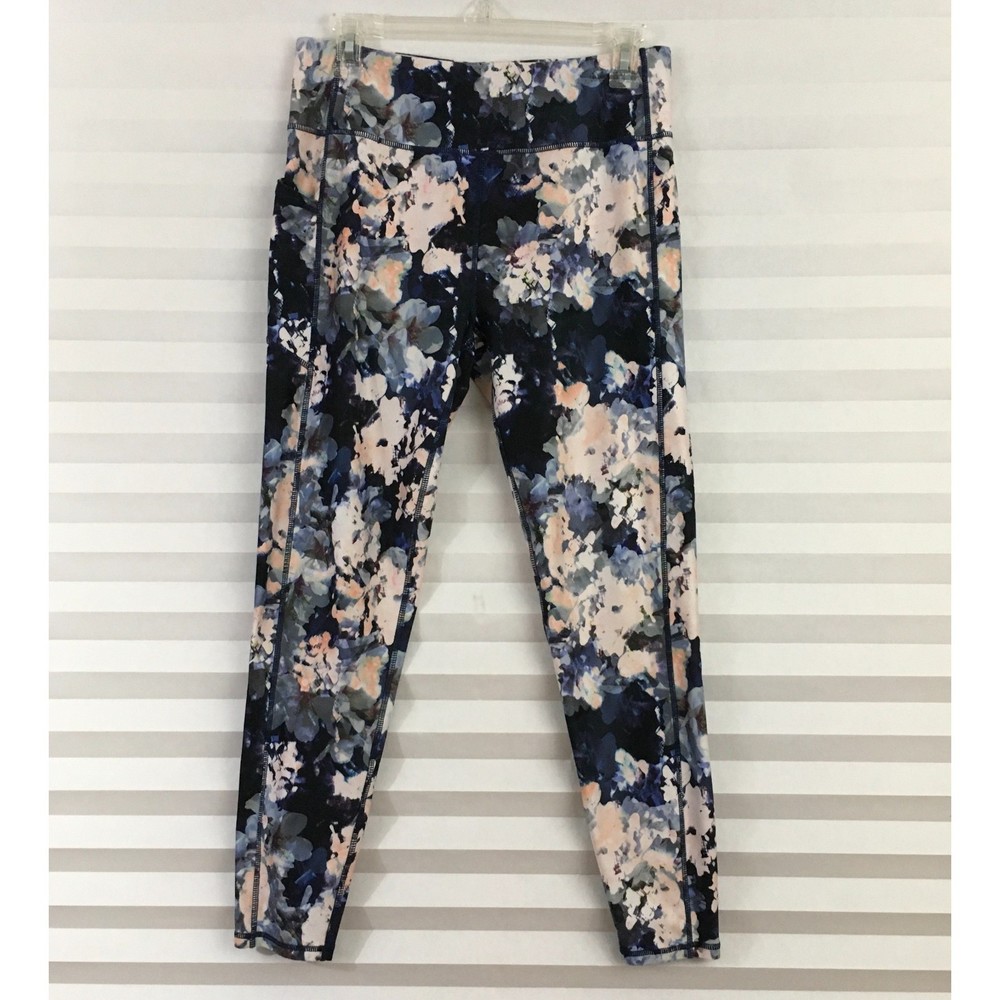 Kyodan Womens Activewear‎ Pants Leggings Size L Stretch Elastic Waist Pull On